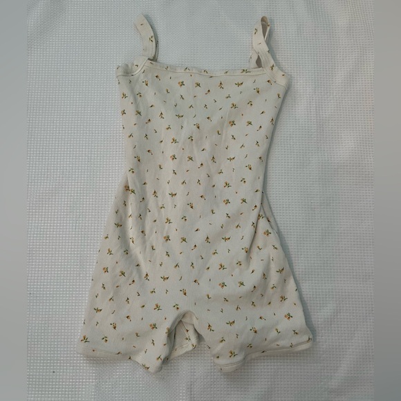 SKIMS Marigold Cotton Rib Onesie XS - Picture 6 of 7